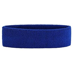 ONUPGO Hoofdband Sport Zweetbanden Polsbandjes Terry Doek Gestreepte Hoofdband/Polsband Set Atletische Oefening Basketbal Hoofdbanden Vochtvogend Zweet Absorberende Zweet Band