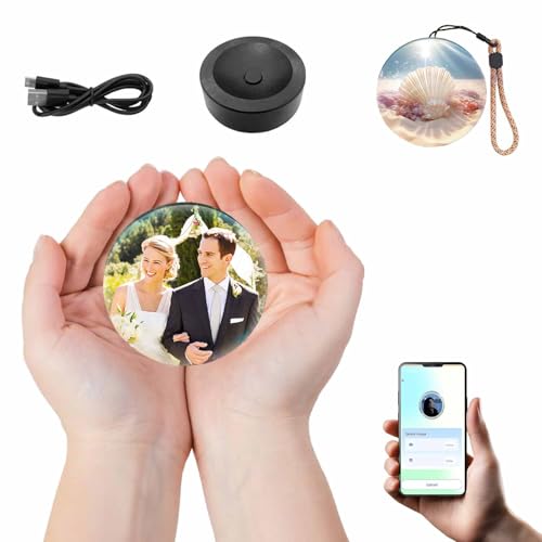 Memory Orb Video Player 2.7 Crystal Ball Memory Sphere Lamp Rechargeable WiFi Uploadable Photos & Videos Personalized Digital Keepsake Gift for Anniversary Birthday Wedding Pet Memorial