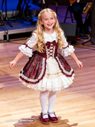 Image of PHIRAMIN Toddler Girl Mary Jane Dress Shoes-Little Girl School Uniform Shoes for Wedding Party