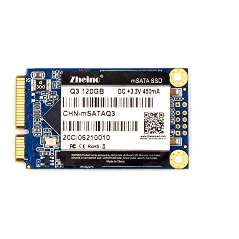 Zheino 120GB mSATA SSD Q3 Internal Solid State Drive for Mini Pc Notebooks Tablets Pc Cover