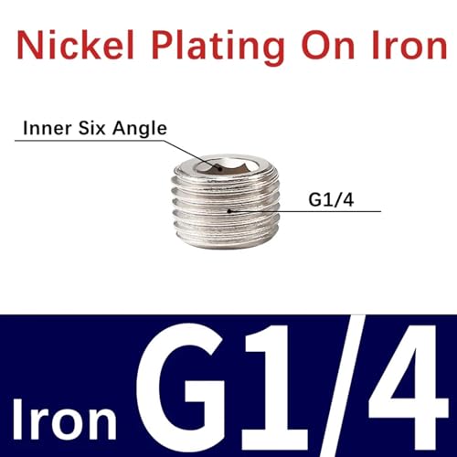 Bouchon hexagonal laiton 1/4 pour circuit pneumatique - 3