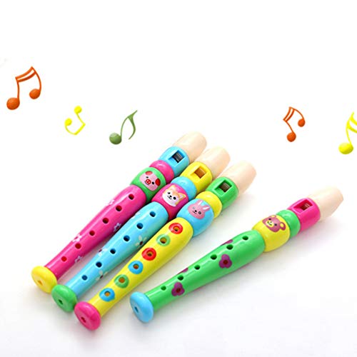 Tomaibaby 2 Stuks Kleine Houten Blokfluiten Kleurrijke Piccolofluit Voor Kinderen Peuters Leren Ritme Muziekinstrument… - Image 8