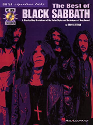 The best of black sabbath: guitar signature licks guitare+cd