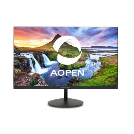 AOPEN 27SA2 Hbi 27" Full HD (1920 x 1080) Zero-Frame Gaming Office Monitor | AMD FreeSync Technology | Ultra-Thin Stylish Design | 100Hz | 1ms-TVR | Low Blue Light | Tilt | HDMI & VGA Ports,Black