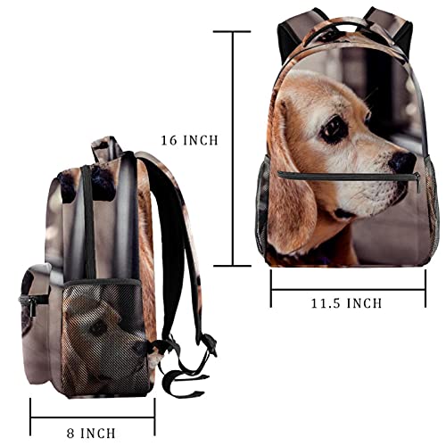 Sac d'école léger et résistant à l'usure collection chiots multicolore