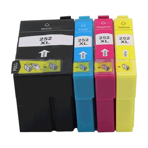 Cartouche d'encre 252XL jaune pour imprimantes WorkForce WF-7610 et WF-7720