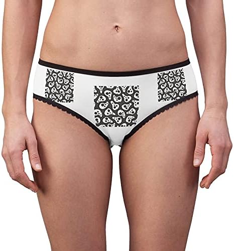 Skulls Panties, Skulls Underwear, Briefs, Cotton Briefs, Funny Underwear, Panties For Women