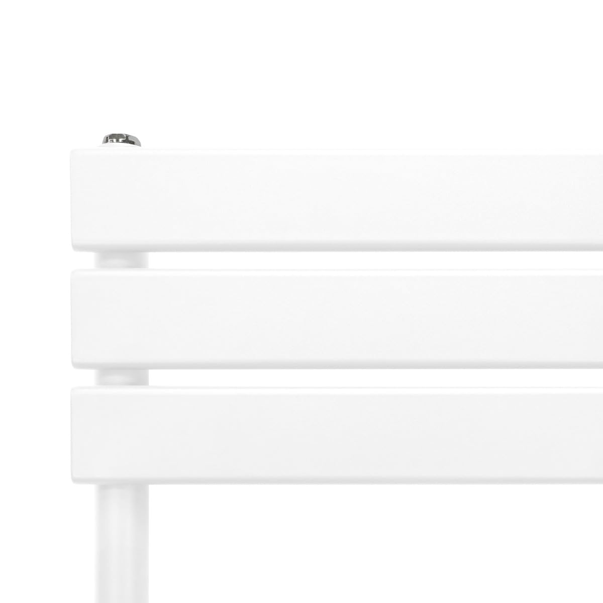 Radiador Toallero Panel plano | 1200 mm x 500m |Blanco | Acero Primera Calidad | Certificado CE: CE y UKCA | Kit de Fijación y Cepillo de Limpieza GRATIS | Calefactor