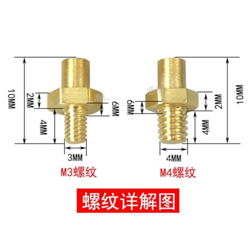 Sensor PT100 M4 para impresora 3D, resistencia térmica de 0.5m 2