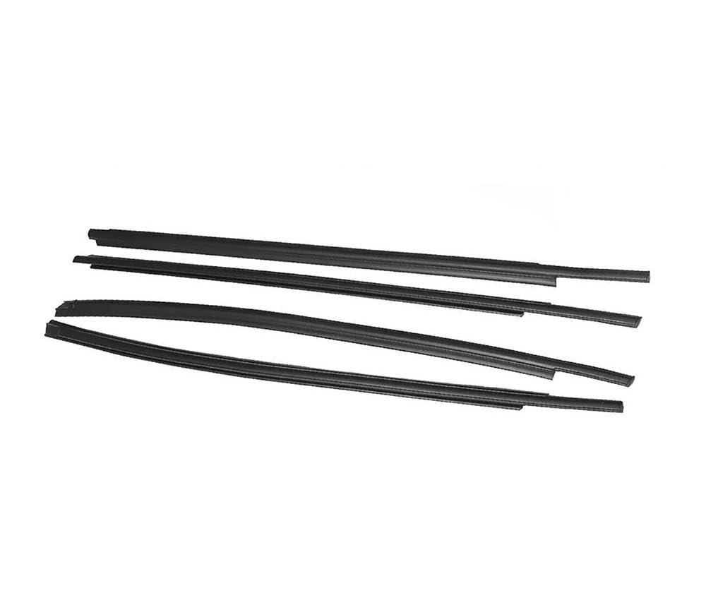 Bgdolpbu For 4 Doors Spare Parts For Toyota Tundra Crew Max Double Cab 2 4 Doors 2007-2019 Outer Window Weatherstrip Glass Seal Belt(For 4 Doors)