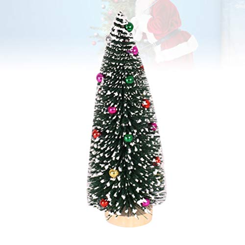 Mini árvore de Natal SOIMISS pequena árvore de Natal artificial com sino de Natal decoração de festa