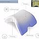 Retoo Memory Foam Kissen, Seitenschläferkissen für Paar, Armkissen Zum Schlafen, Schaumstoff, Ergonomisches Nackenkissen, Kissen Gesundheit, Pflege Schaumstoff Kissen, Reise Anti Hand Taub