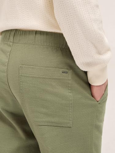 Image of Men's Grey Cotton Straight Fit Casual Trouser
