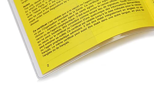 Frentree 2X Impfpass Hülle - glasklare Schutzhülle für aktuellen Impfausweis, Made in Germany, reißfest und passgenau, transparente Impfpasshülle, Maße 10 x 13,7 cm