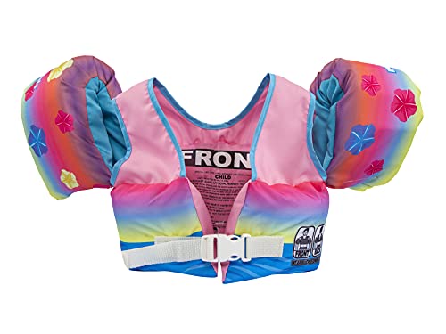 Image of Body Glove 13226-ONE-HULAGRL Kids Paddle Pal Hula Girl Learn to Swim Life Jacket, One Size