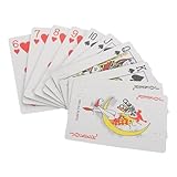 VICASKY Braille Spielkarten für Erwachsene und Taktiler Punkte Barrierefreie Kartenspiele für Sehbehinderte Praktische Vielseitig Einsetzbar für Poker und Andere Spiele