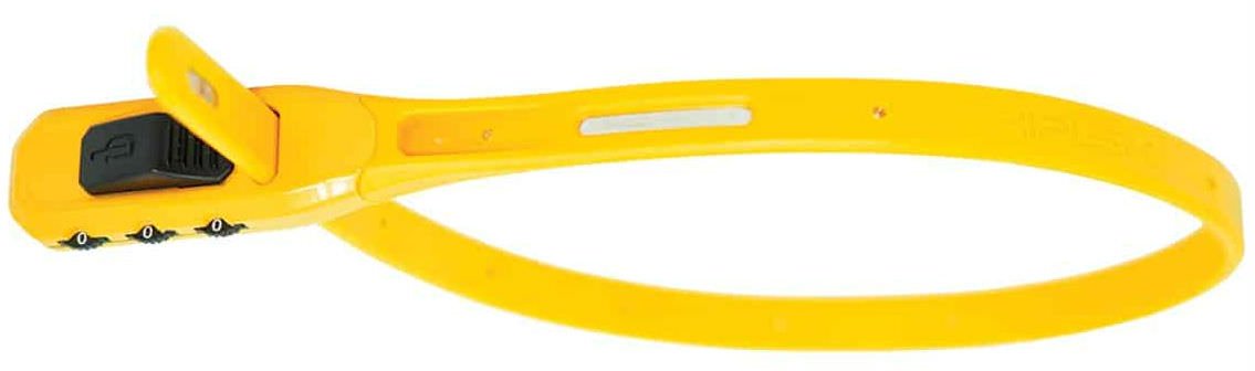 Hiplok Z LOK COMBO Yellow Steel Core Combination Security Tie Bike Helmet Lock