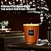 HomeLights Large Jar Candle-33.3 Oz. Natural Soy Aromatherapy Candle | Osmanthus Amber Scent | Up to 130 Hours Burn Time with 3 Cotton Wicks | Home Decorative Fragrance Candle Gift