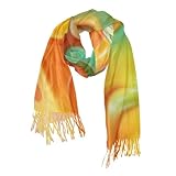 Matériau doux : notre écharpe bohème pour femme est fabriquée en polyester doux au toucher cachemire. En outre, l'impression unique avec franges à pompons ajoutera du style à votre tenue. Imitation cachemire.