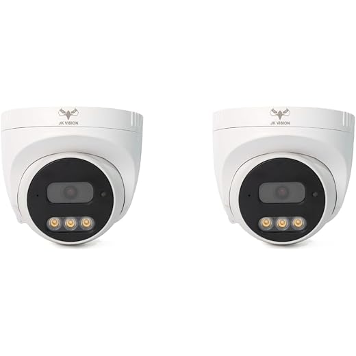 JK Vision 5MP Dome IP Camera Combo