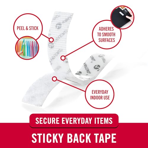 image for VELCRO Brand - Sticky Back Tape Bulk Roll | 50 ft x 3/4 in | White | C