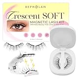 Bepholan Soft Magnetic Eyelashes with Applicator Reusable Upgrade Magnetic Lashes Natural Look No Glue Needed Easy to Wear and Remove(RC25)