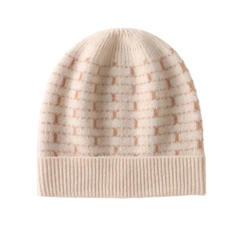 Bonnet en cachemire femme de haute qualité doux et chaud d'hiver