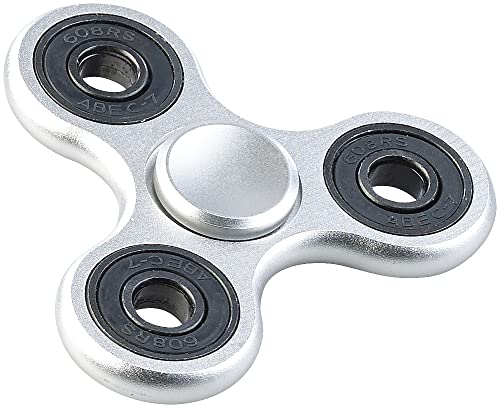 Fidget Spinner Pearl: 3-seitiger Metall-Handspinner für Entspannung