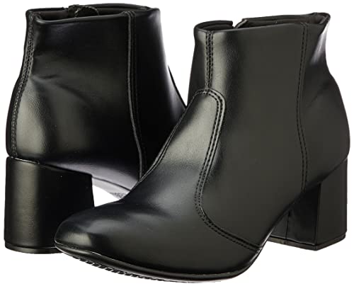 Bota Beira Rio Estilo Fashion Napa Genebra Salto Médio,Preto, 38