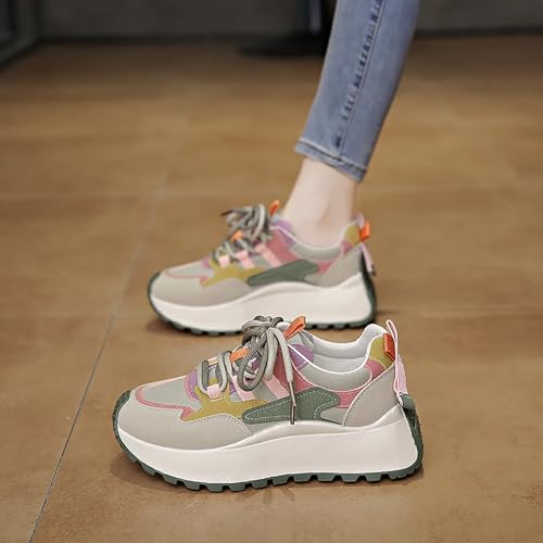 TERBOFIN Women's Platform Walking Sneakers Running Shoes Tennis Shoes Comfortable 6