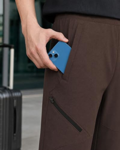 Image of NOBERO Men's Oversized Travel Joggers | Loose Fit | Baggy Relaxed Fit Joggers for Travel