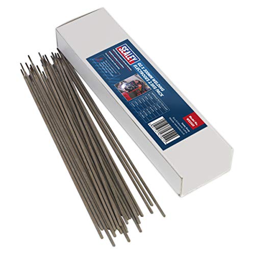 Sealey WE2520 Ø2 x 300mm Welding Electrodes 2.5kg Pack, 2.0mm x 300mm, Black