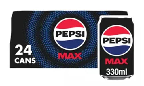 Pepsi Max No Sugar Cola Cans 24 X 330Ml