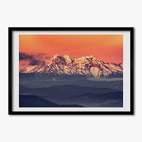 Tableau Dźwignia Du Soleil Tatry 70x50 cm pour sublimer votre salon moderne