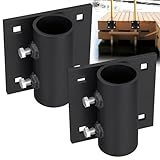 folosem Dock Brackets Hardware,Floating Dock Posts Hardware Holder Sleeve for Pipe...