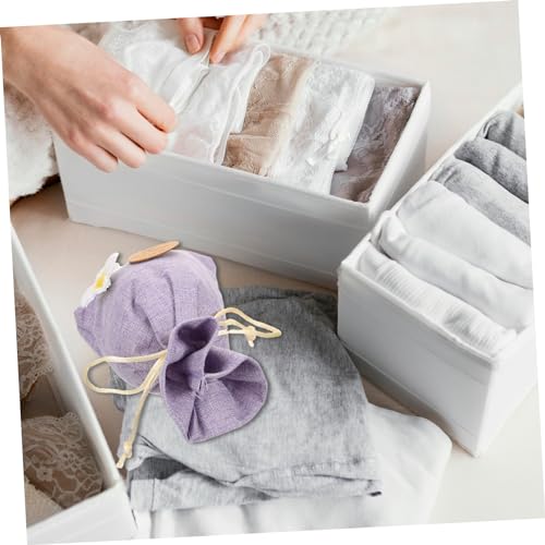 IMIKEYA 10 piezas bolsas de sachet lavanda recargables miniatura 4