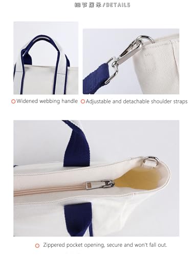 Image of Leopard Print Tote Bag for Women Everyday Work Cheetah Tote Canvas Shoulder Bag with Multiple Pockets for Travel Daily Use