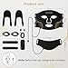 FOLOKE LED Light Therapy Mask Skin Care, 103 3-in-1 Fusion LED Beads, LEDs face mask & neck mask Infrared Red - Wavelength for Home Use, – Advanced Skincare Made Easy(Licorice)