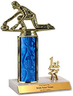 Curling Trim Trophy - 8"