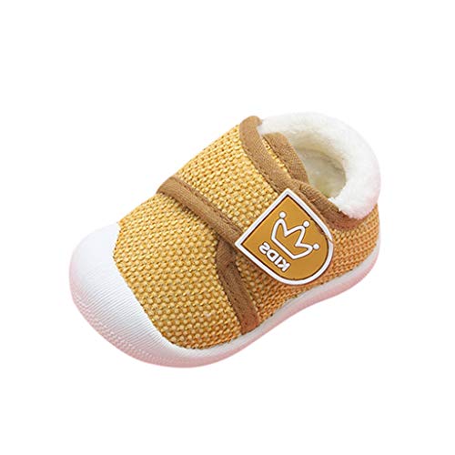 Luckycat Antideslizante Zapatos Niños Niñas Zapatos Bebé Primeros Pasos Infantil Bebé Niña Niño Zapatos de Cuna de Suela Blanda Sneaker Zapatilla de Recién Nacido Zapatilla de Deporte