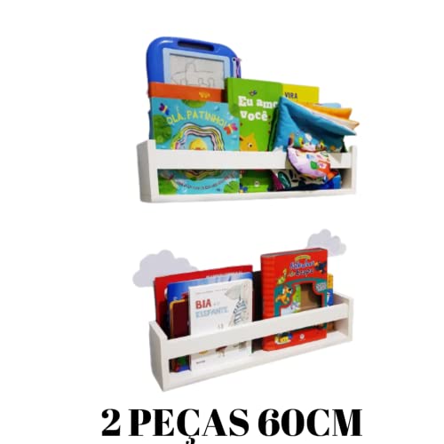 Prateleira Infantil - Kit 2 Peças de 60 cm de Comprimento
