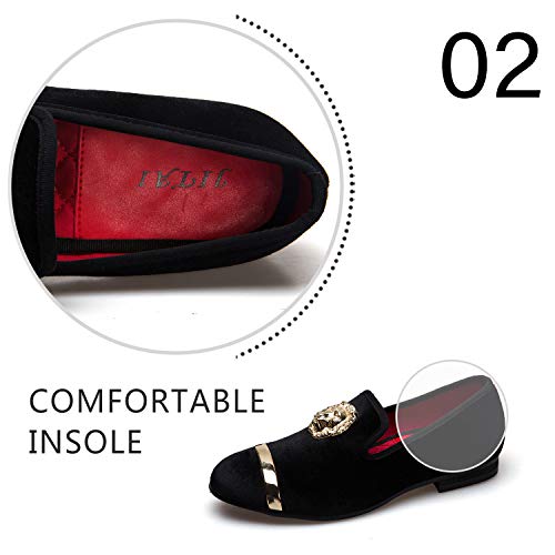 JITAI Mocassini Classici da Uomo in Ecopelle Scarpe Casual da Sposa E Mocassini Uomo - Image 4