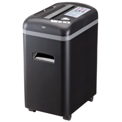 Amazon | サンワダイレクト 業務用 電動シュレッダー 極小3×9mm