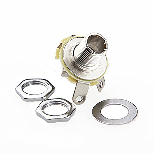 Honbay 10Pcs 1/4" Mono Jack Socket Stratocaster Replacement For Bass Electric Guitar #TOP1