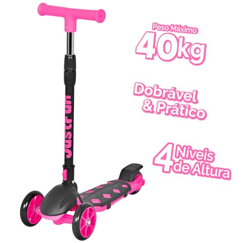 HOLTTER Patinete 3 Rodas Infantil Radical Ajustável Crianças Patinete Infantil 3 Rodas Patinete Infa