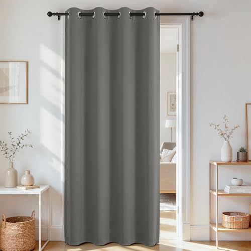 Joydeco Doorway Curtains - Closet Door Curtain for Bedroom, Temporary Door Curtain for Doorways