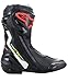 Alpinestars Supertech R Boots Men's, Motorcycle Racing, Microfiber Upper, TPU Shin Plate - 39, Black/White/Red Fluo/Yellow Fluo