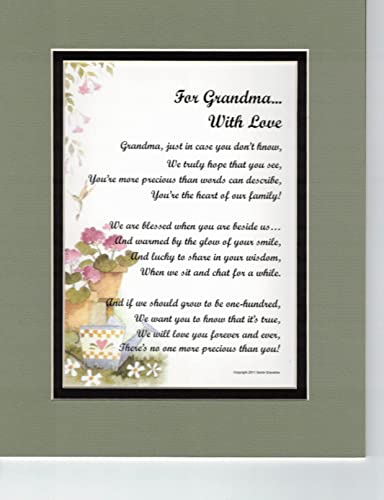 Grandma Poem - Grandma Verse - Grandma Saying - Grandma Print - Grandmas 70th 80th 90th Birthday -
