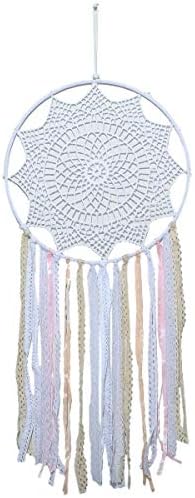 mookaitedecor Large Floral Colour Dream Catcher,Handmade Dreamcatcher for Kids Baby Bedroom Home Decoration Wall Hanging
