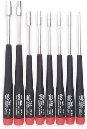 Precision Nut Driver Set, 8 Pieces, Metric